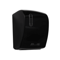 Dispenser Auto Corte Mecânico para Toalha em Rolo Jumbo Preto Dispenser Auto Corte Mecânico para Toalha em Rolo Jumbo Preto